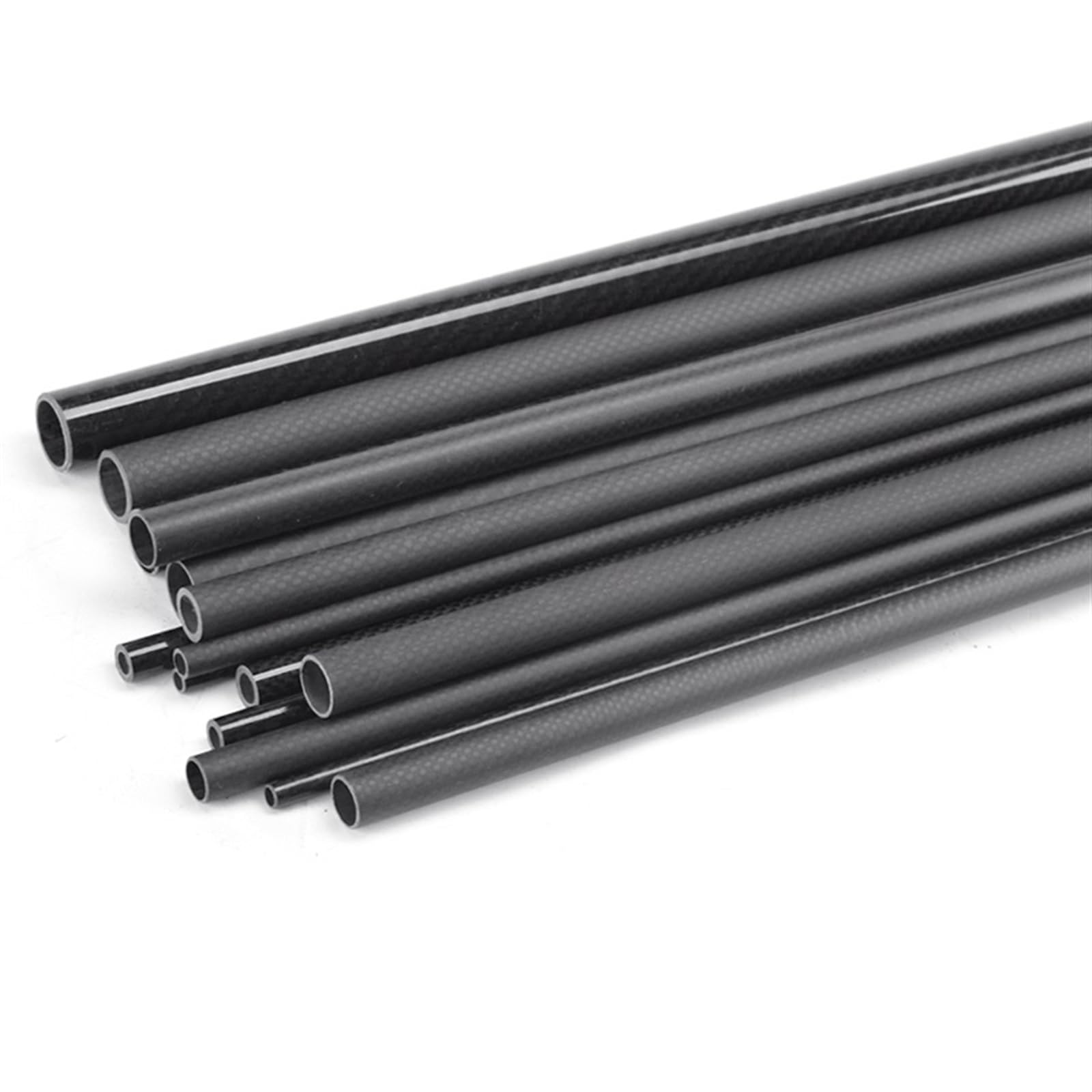 1Pcs Length 1000MM Pure Carbon Fiber Tube OD: 4MM 5MM 6MM 7MM 8MM 9MM for Multi-Rotor Drone Tripod Arm Accessories Carbon Fiber Square Tube(6x4mm Plain Matte)