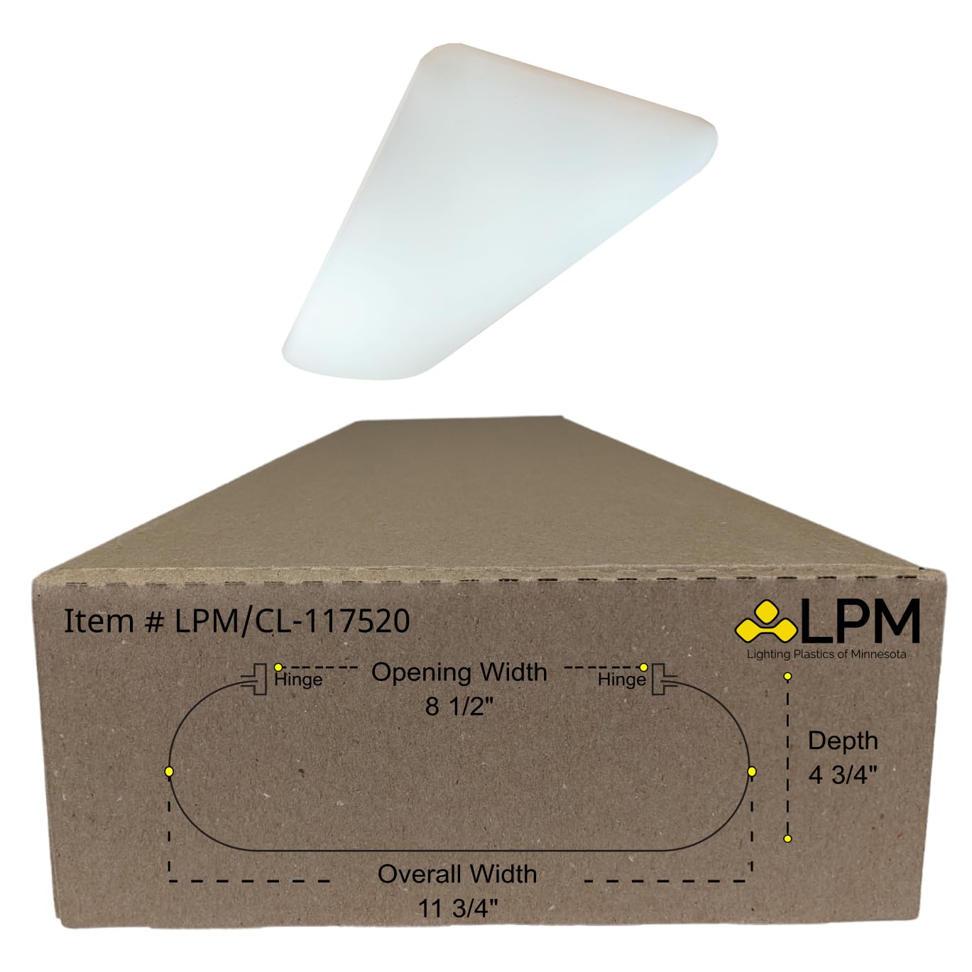 アクリルライト　クッション　キャンバス Lighting Plastics of Minnesota Puff Diffuser Replacement Lens, 4ft