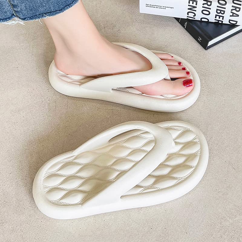 Pillow Slippers for Women and Men Non Slip Quick Drying Shower Slides Bathroom Sandals | Ultra Cushion | Thick Sole3