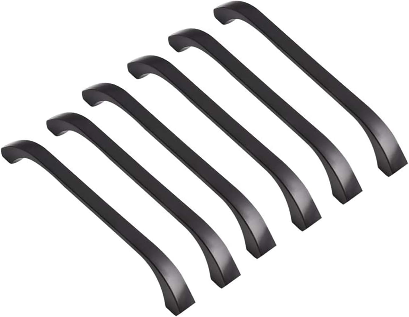 Zhi Jin 4Pcs Black Cabinet Handle Pulls Door Drawer Handles Furniture Oil Rubbed Bronze 96mm/3.7Inch Hole Centers-96mm/3.7Inch