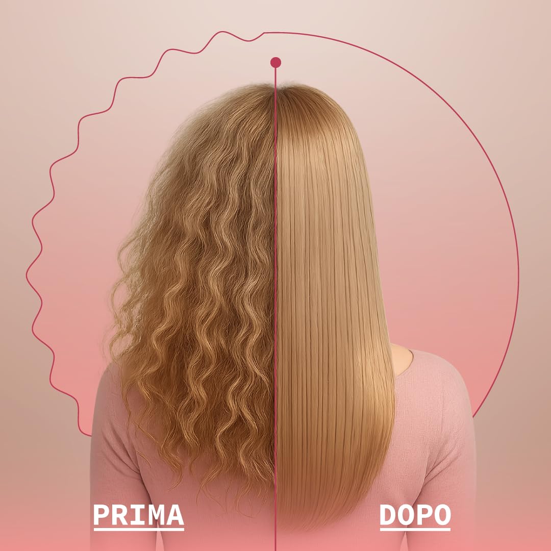 Max Reduce - Trattamento Lisciante Capelli Organico Professionale - Keratina, Anti-Crespo, Riduzione Volume e Liscio Perfetto - Kit Completo 3 Pz. (100+120+100 ml)