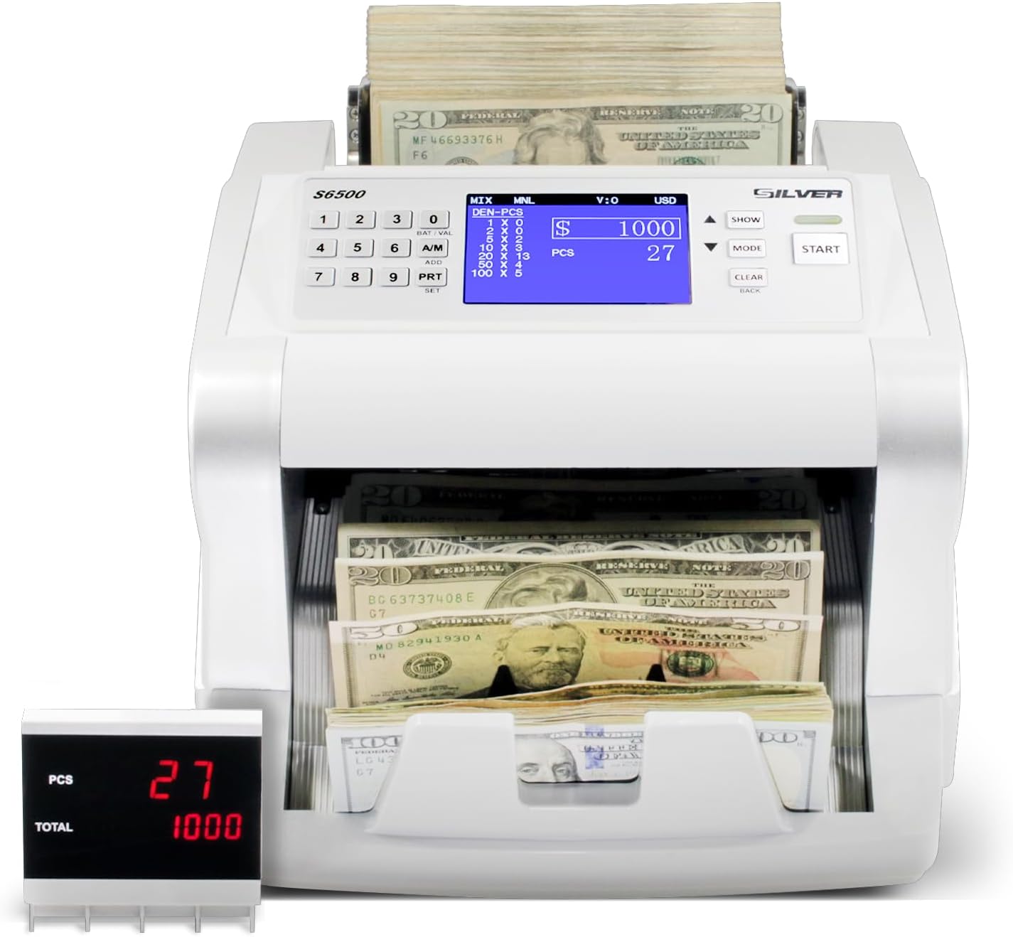 Canadian Bill Counter Money Counter Machine, USD EUR CAD GBP MXN Quick Bill  Counter Canadian