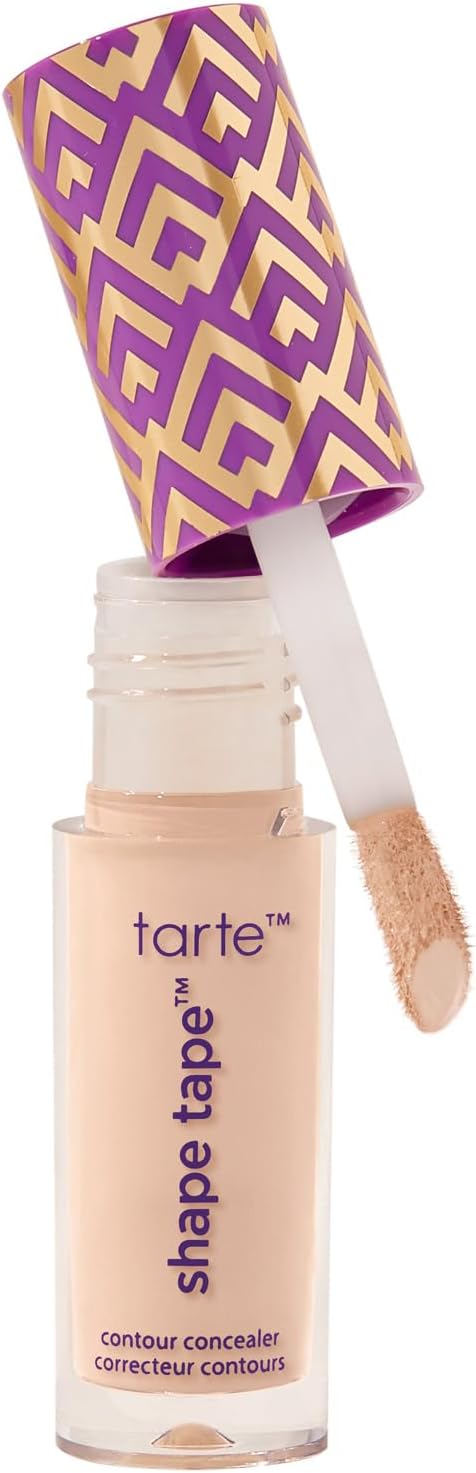 shape tape concealer – Full-Coverage Creaseless Soft Matte Finish, Brightening Under-Eye & Face Makeup, 16hr Longwear, Vegan & Cruelty-Free