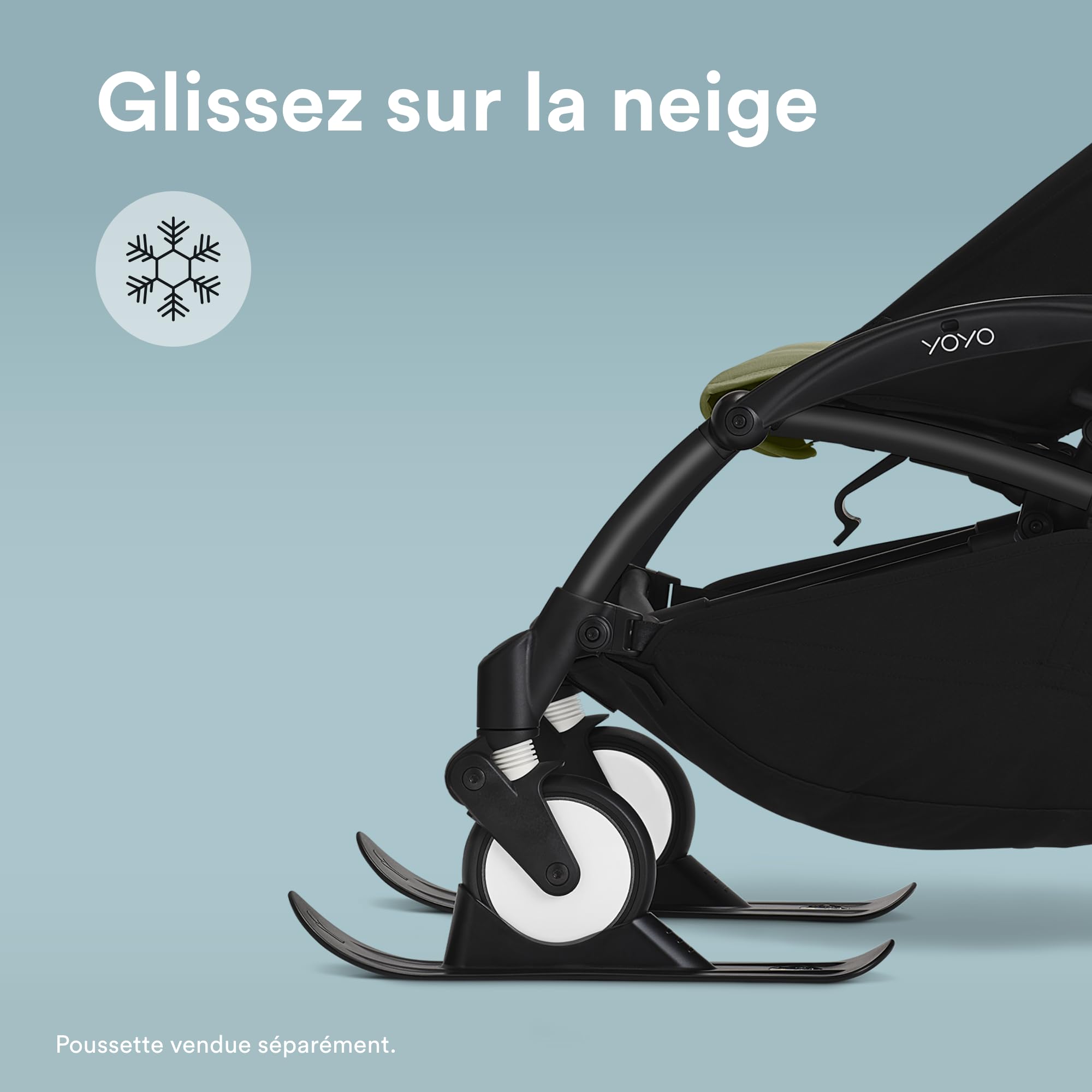 Skis Stokke YOYO - Baladez-vous facilement et en toute sécurité sur la neige - Sac de protection inclus