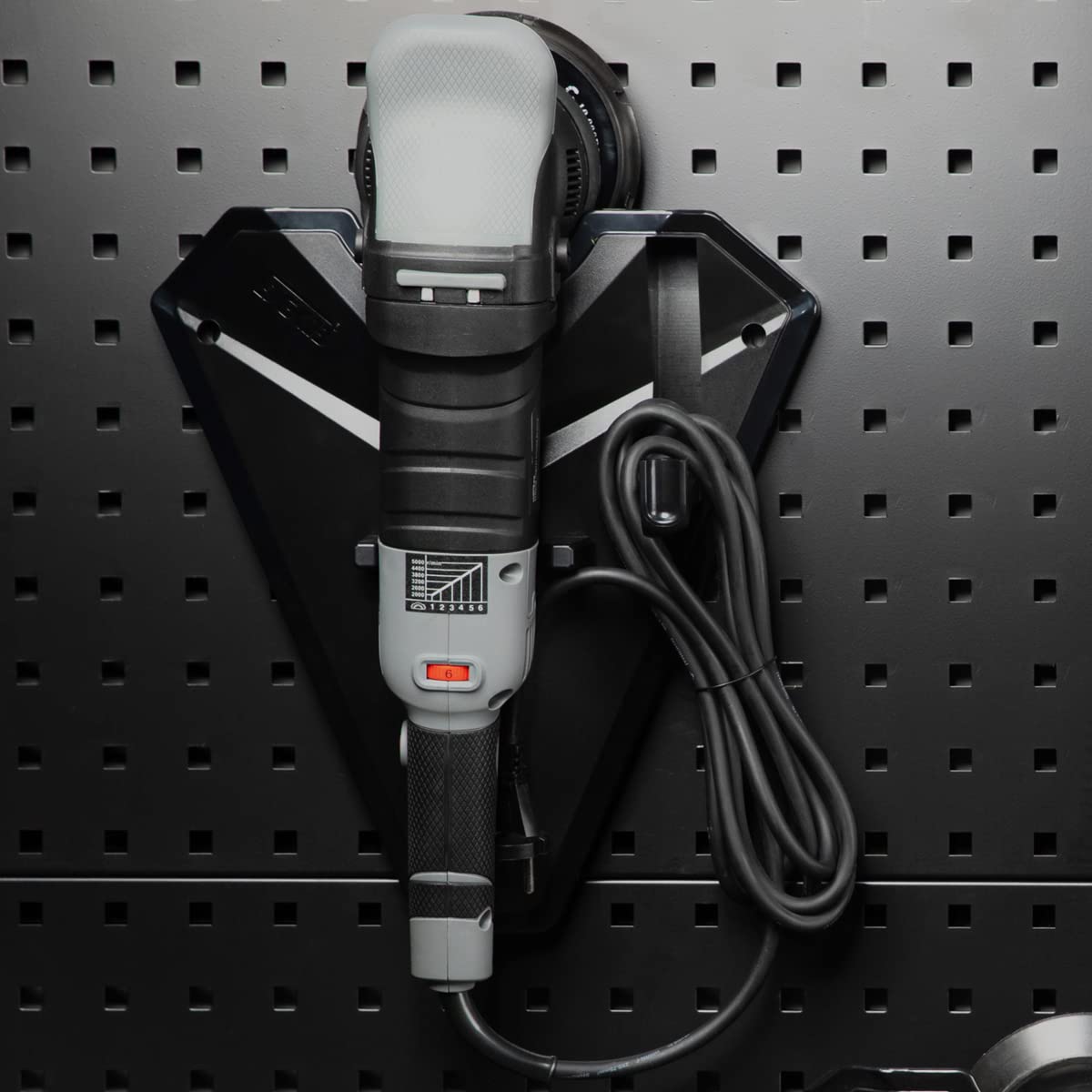 SGCB Polisher Rack Polisher Holder Organizer with Cable Winder Bracket Efficient Storage Save Space