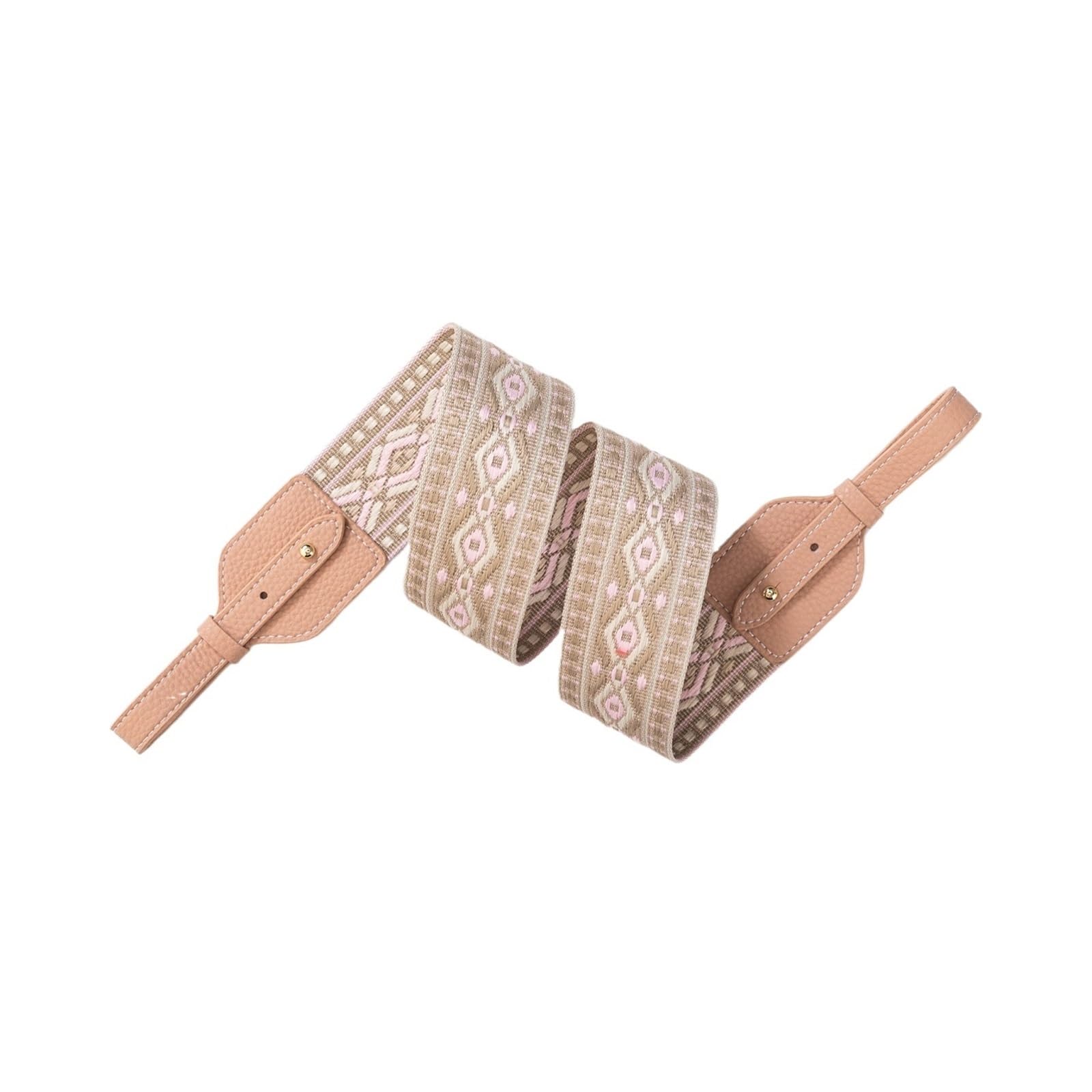 Canvas-Taschengurte Taschenzubehör Damen-Crossbody-Ersatzgurt kompatibel mit Hermes Herbag Lindy Schulter Picotin Evelyn(Pink Gold,Length 60cm)