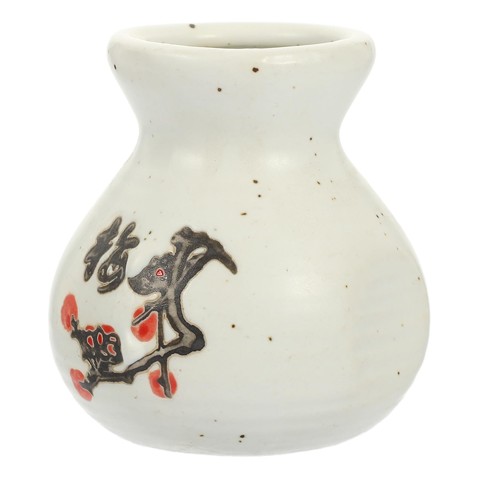 SEWACC Ceramic Toothpick Holder Jar Japanese Style Fruit Pick Container No Lid Portable Toothpick Dispenser Tableware Accessory for Kitchen and Dining