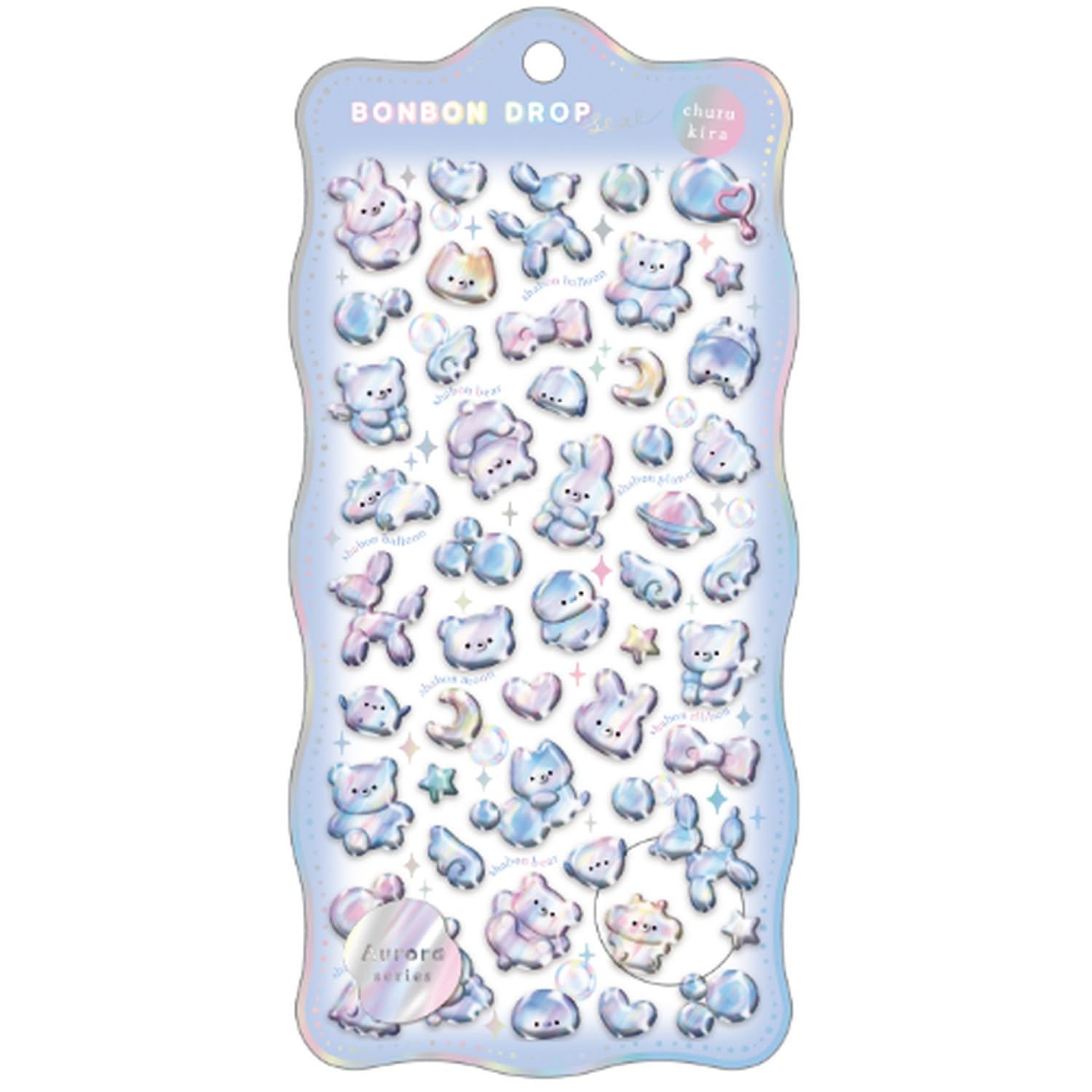 Amazon | クーリア シール ボンボンドロップシール（オーロラ