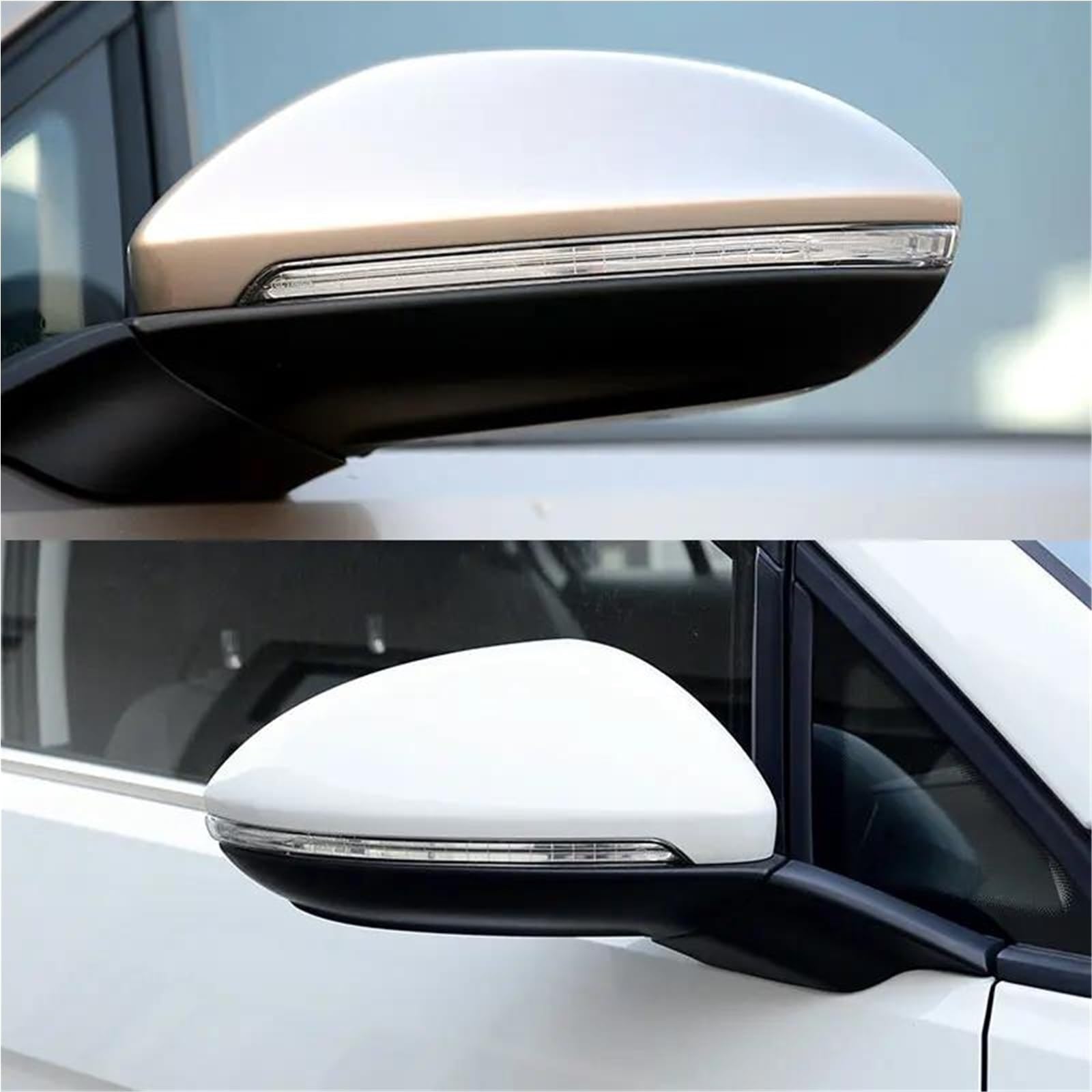 YESKIT Specchietto Retrovisore Auto Luce Indicatore Laterale Per Per Golf MK7 VII 2013-2020(Left)