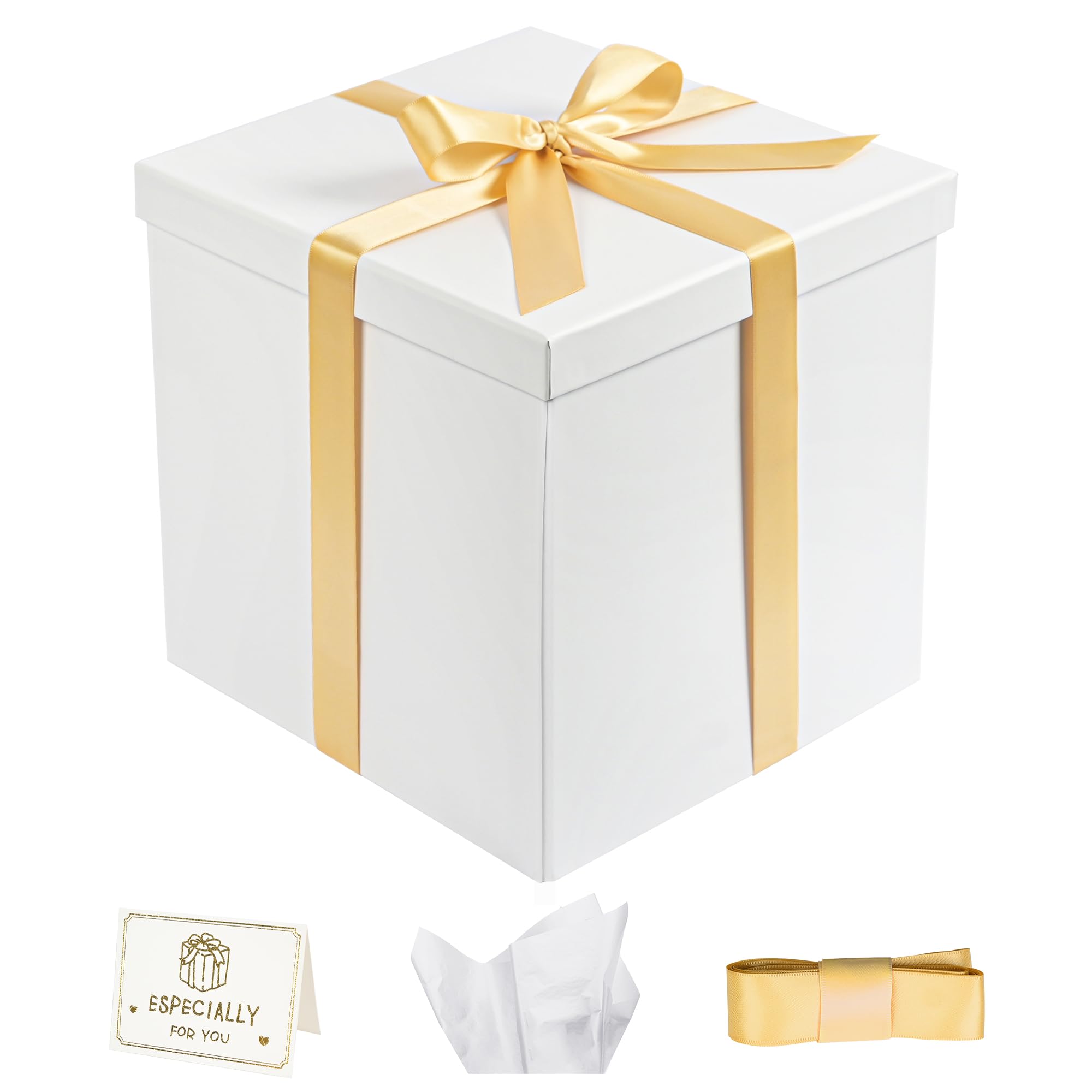 Amazon.com: Nimbbex Gift Box, 10×10×10inches Large Gift Boxes with