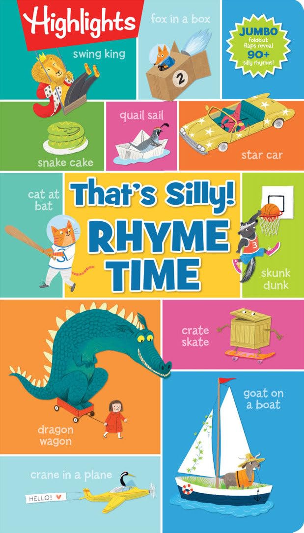 That's Silly!(TM) Rhyme Time (Highlights Hidden Pictures Foldout-Fun Puzzle Books)