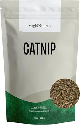 MagJo Naturals Farm Direct Catnip, más fresca disponible, bolsa a granel (1 libra)