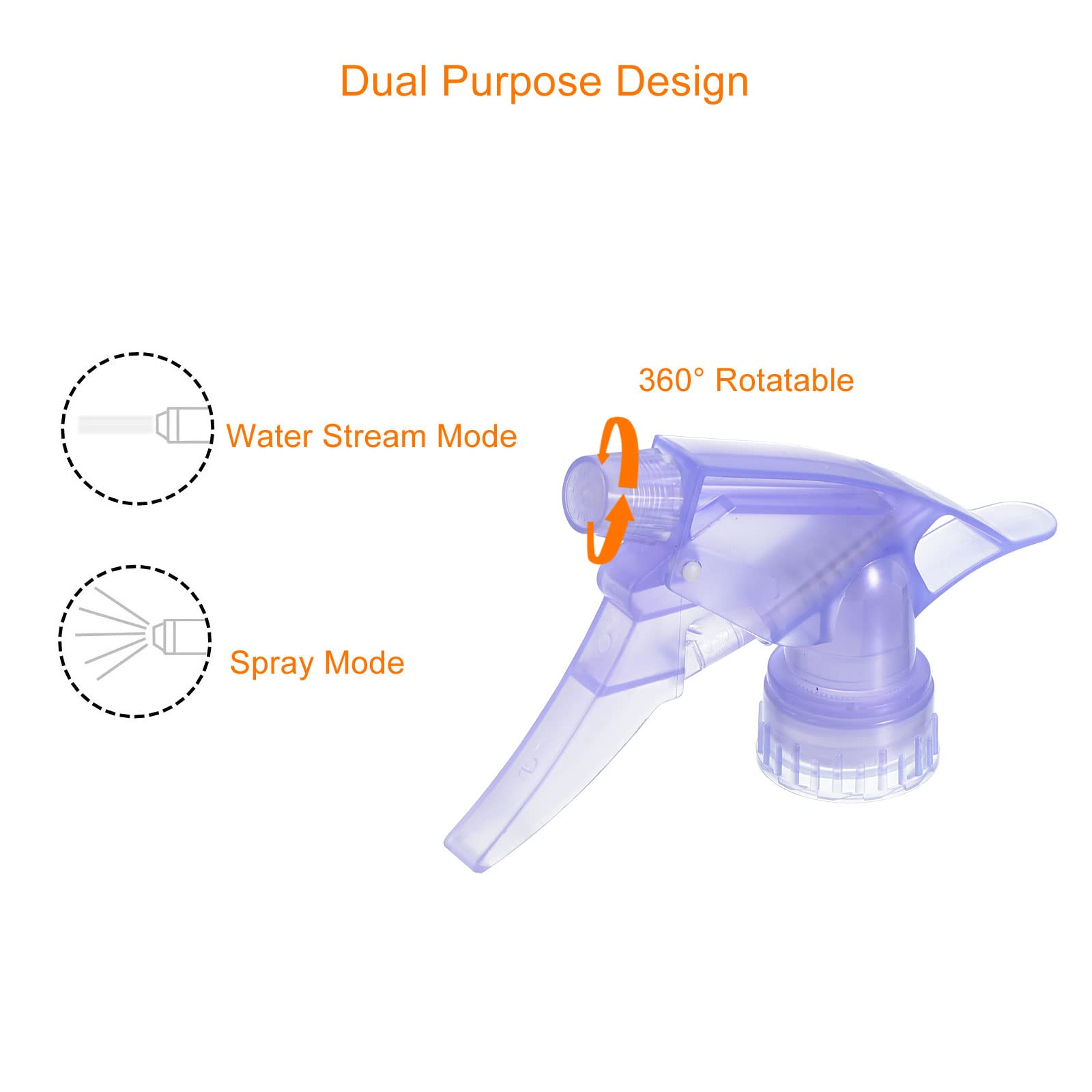 Amazon | スプレーボトル ノズル プラスチック製 調節可能な