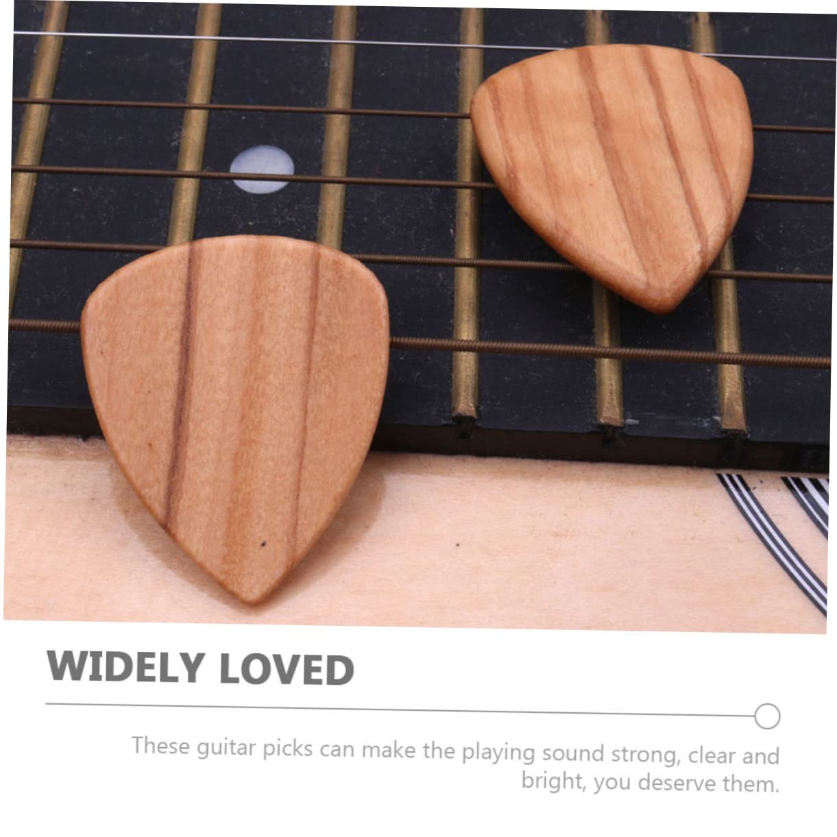 Toyvian 20piezas Púas De Guitarra Olivo De Accesorio De Guitarra Ligero y Portátil Diseño Ergonómico y Eléctricas