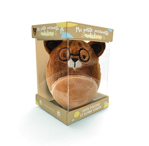 Ma petite marmotte antistress: Coffret avec 1 peluche et 1 livret
