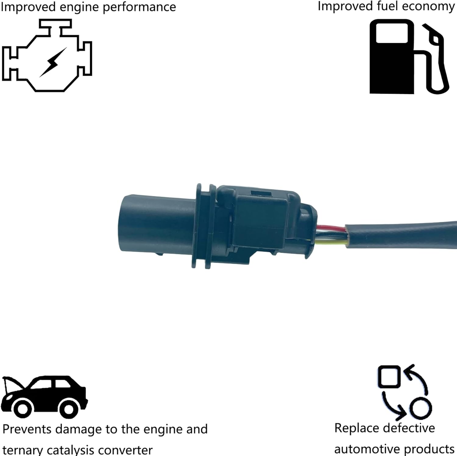 Dropwater Air Fuel Ratio Upstream Front O2 Oxygen Sensor Replacement for Vw Passat Beetle Jetta Eos Touareg Golf,Replaces#17480 75-4083 ES11082 234-5102