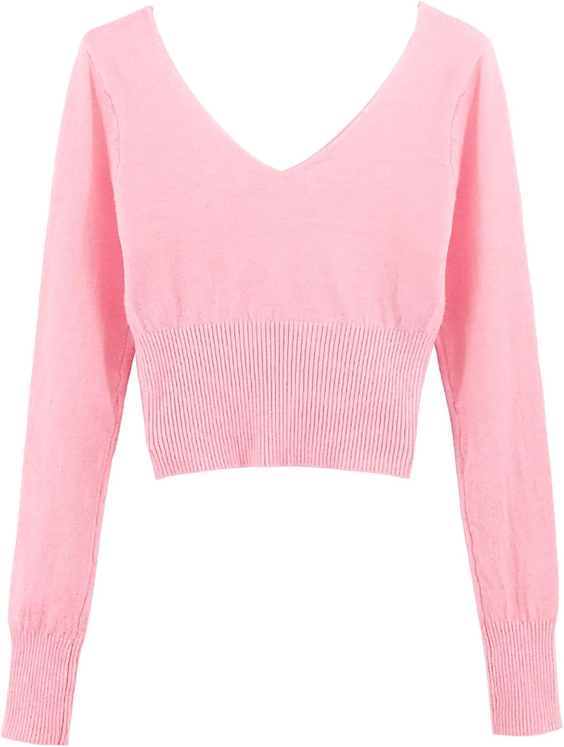 Daydance Kids Girl's Ballet Sweater Cardigan High Waist Ballet Warm Up for Leotards, Dress - Image 5