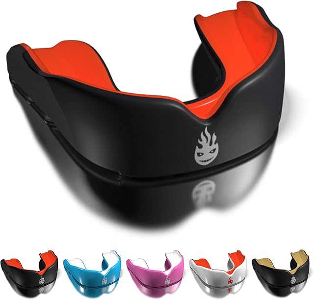 Dr Knox's Mouth Guard Gum Shield Adult & Junior Premium Boil & Bite Contact Sports Including: Boxing, MMA, Rugby, Football, Lacrosse, Hockey, Judo & Karate Martial Arts