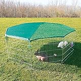 Trixie 6243 natura Freilaufgehege mit Schutznetz, ø 210 × 75 cm