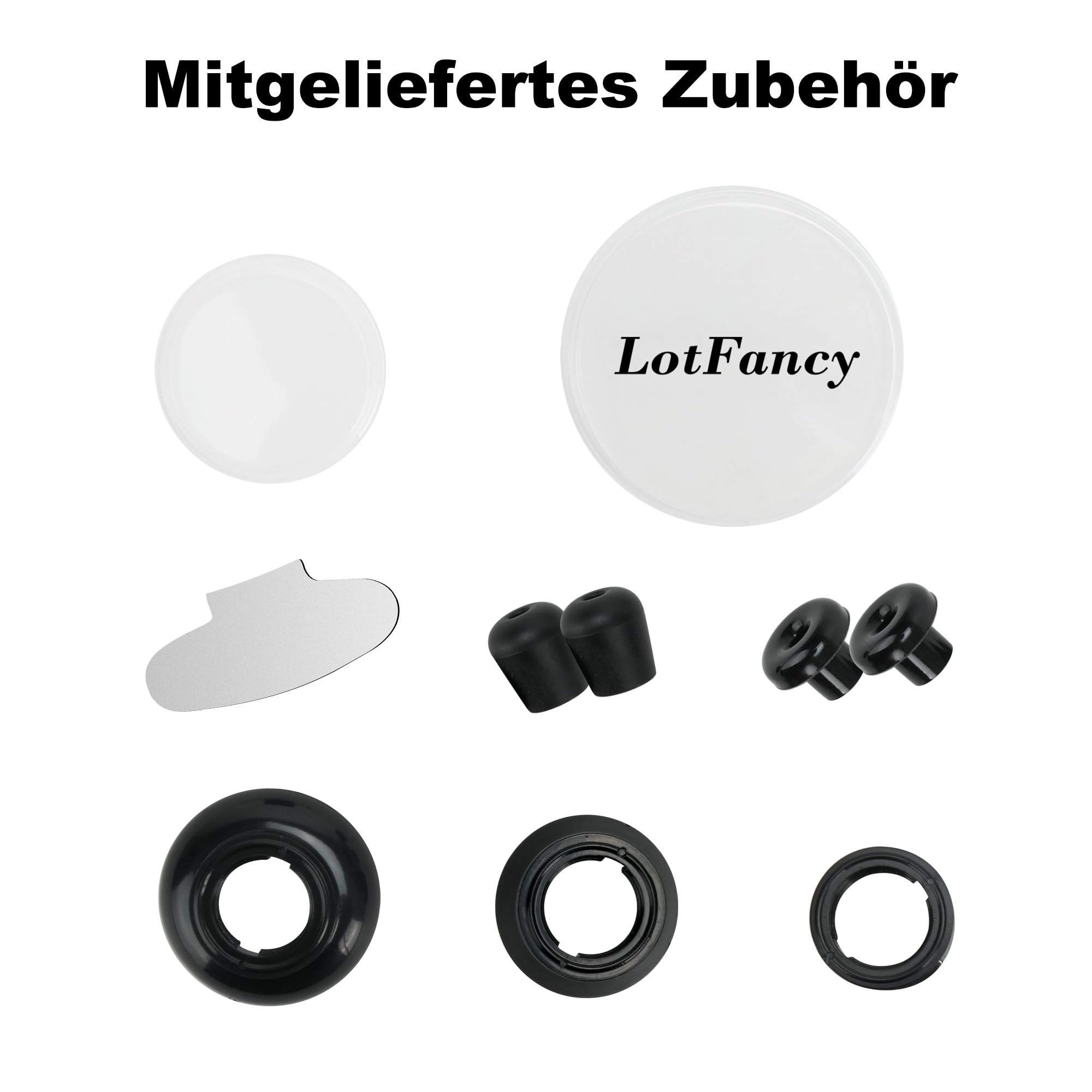LotFancy Blutdruckmessgerät 5-in-1 Set Mit Stethoskop & 5 Manschetten - Komplettset Für Profis