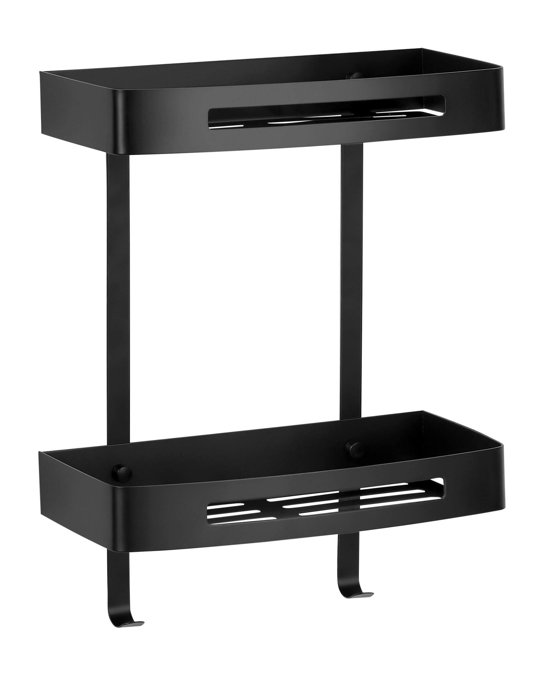 Cesta de Ducha de Acero Inoxidable - Estante Baño Ducha Bandeja Esquina Soporte Cesta Estantería de Pared Esquinero