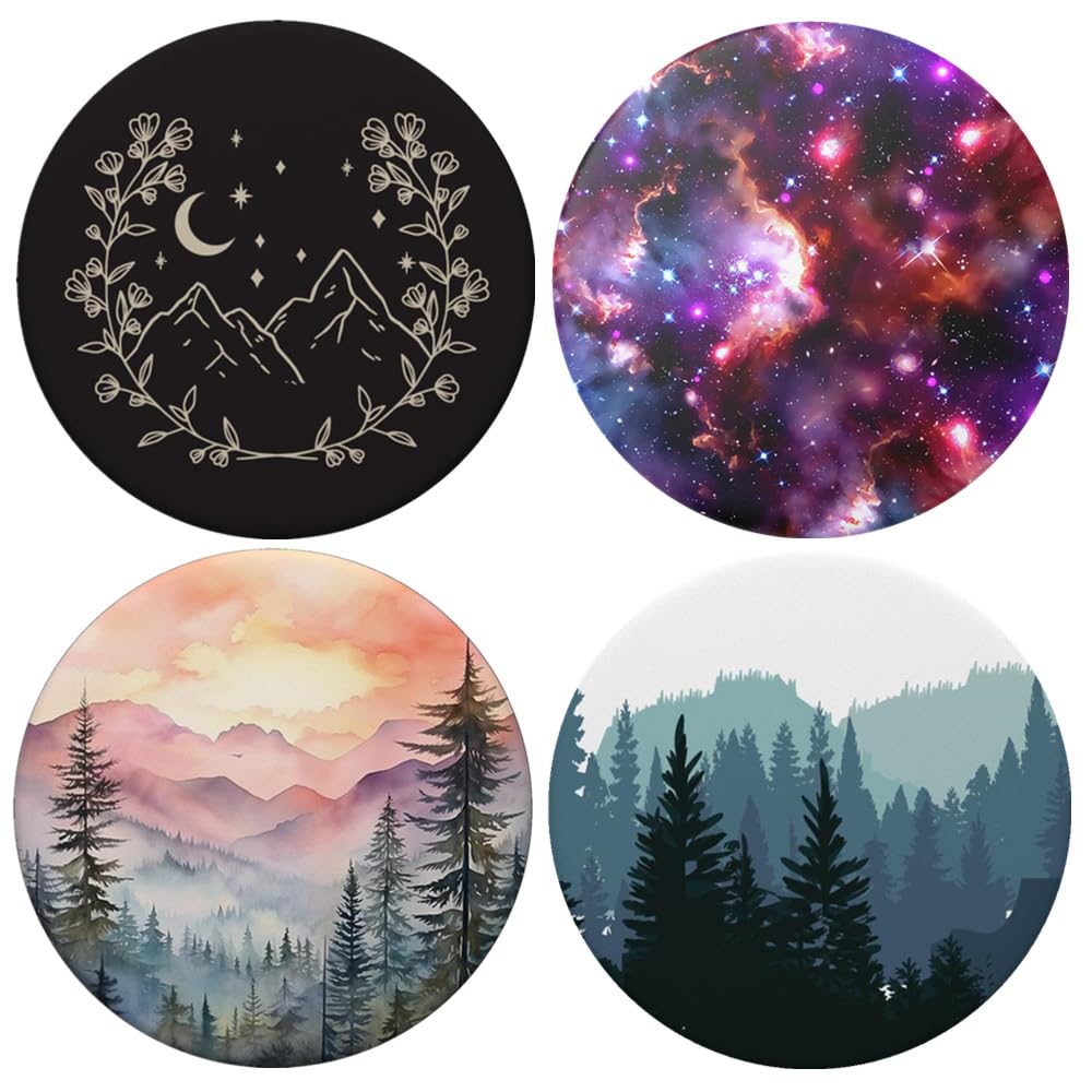 Soporte universal plegable para teléfono pack de 4 con diseño galaxia 8