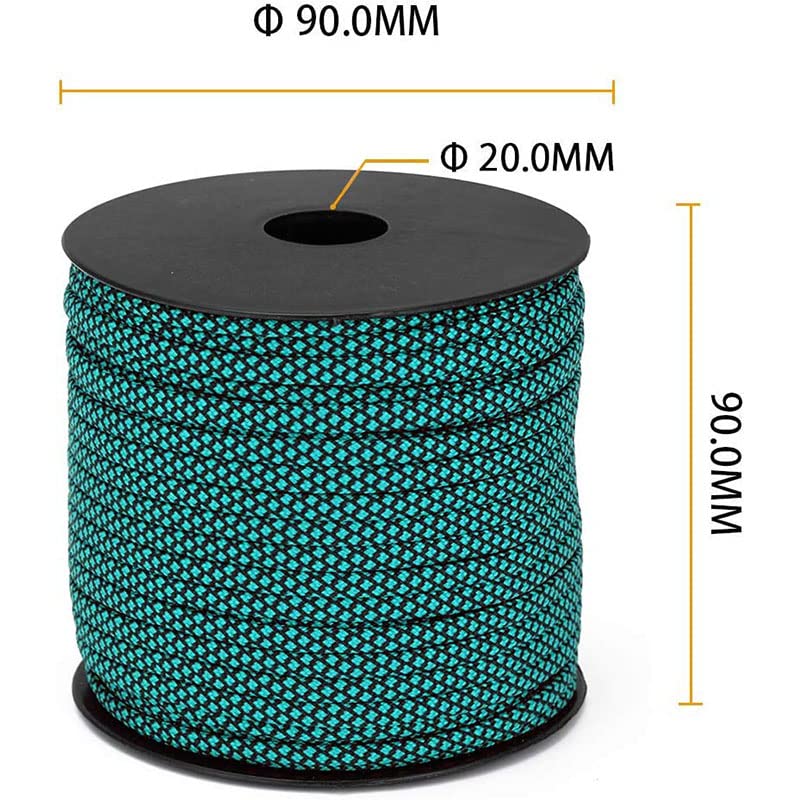 550 lb Paracord Reel 160 Fuß 4 mm 7 innere Stränge Fallschirmschnur Nylon Typ III Paracord