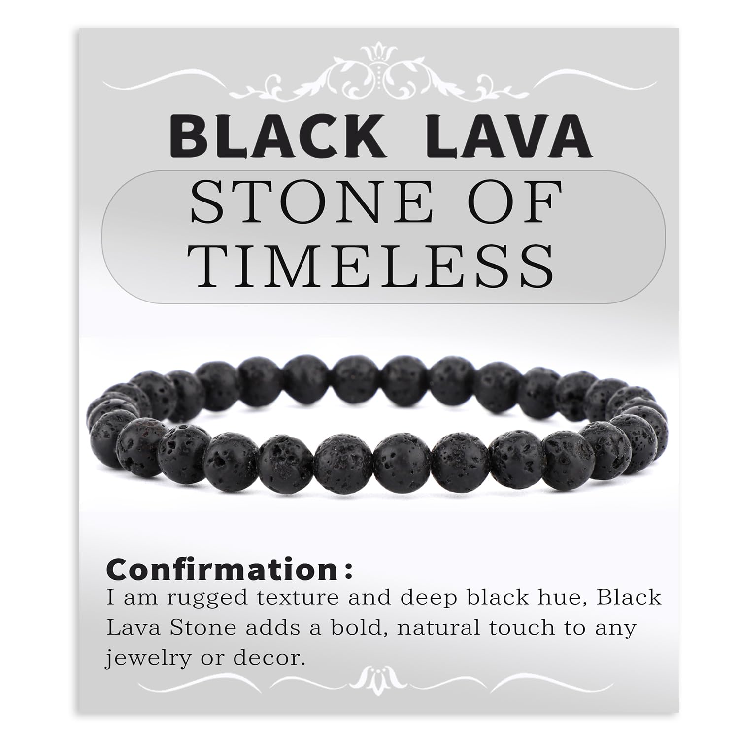 Bymitel Handmade Reiki Gemstone Stretch Bracelet, 4/6/8mm Natural Beauty & Spiritual Essence, Crystal Healing for Unisex Adults