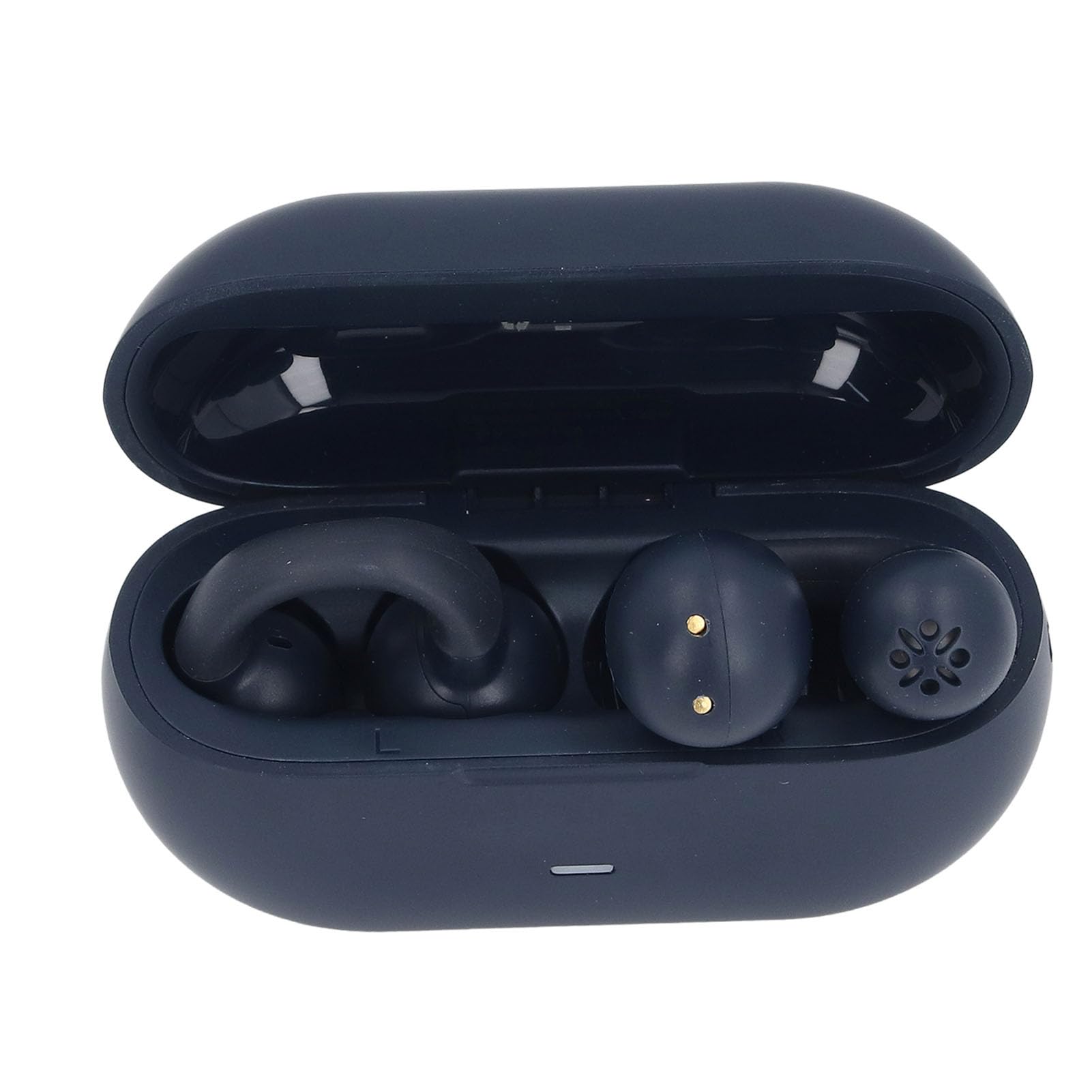 Bewinner Auricolari Wireless a Clip, Cuffie Stereo HiFi Bluetooth 5.3 con Custodia di Ricarica, Auricolari a Conduzione Aerea Aperta con Microfono Integrato per Telefono, Tablet, Laptop