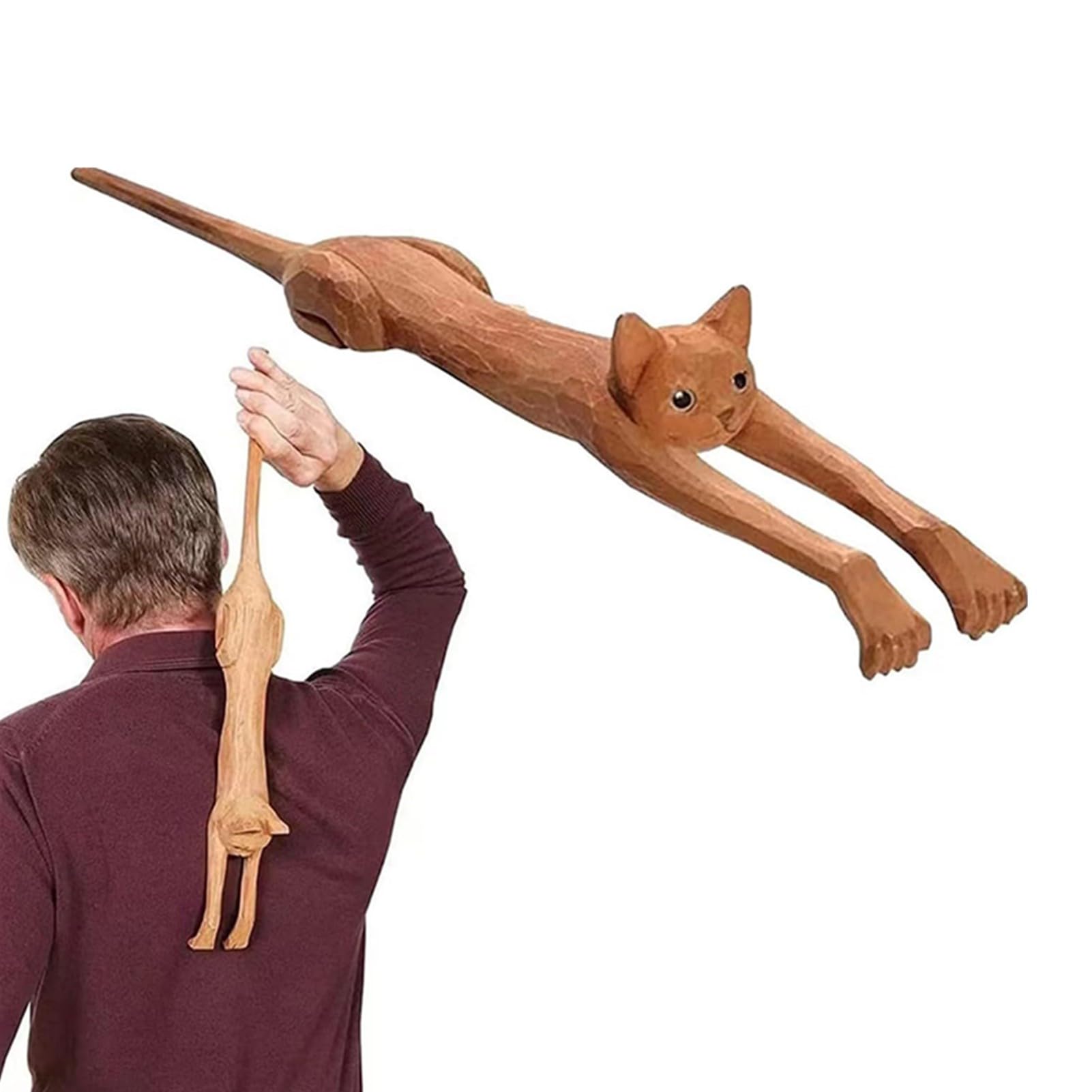 Amazon.com: QAOlDH Cat Shaped Back Scratcher,Funny Handheld Back