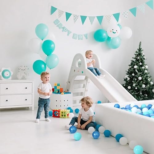 Miniatura 5 de STARBOLO Pelotas para niños  Pelotas de plástico para niños  Pelotas ideales para bebés o niños pequeños tienda de campaña de juegos de bolas 100