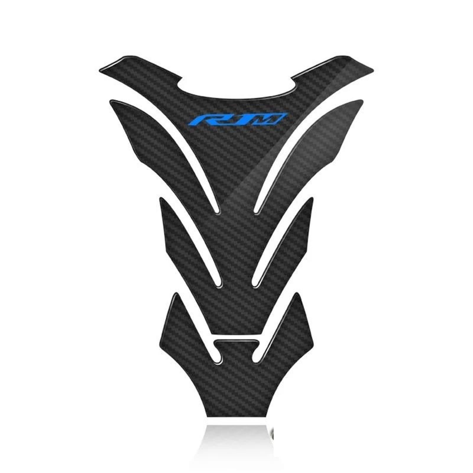 Carbon Fiber Motorcycle Fuel Tank Pad Cover Protector Decal Stickers for Yamaha YZF R1/R1M/R1S(Color2)