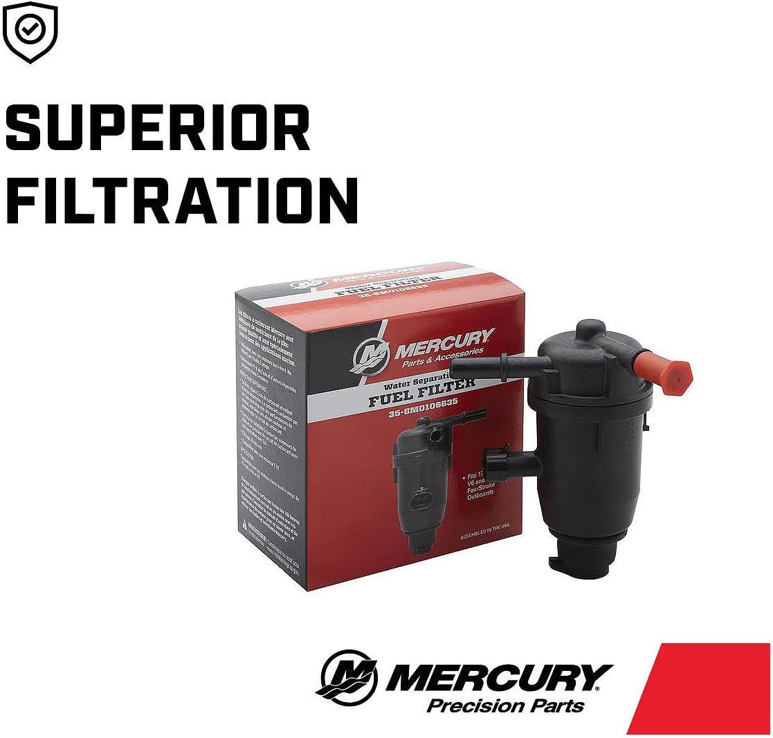 Mercury Marine 8M0106635 Outboard Engine Fuel Filter