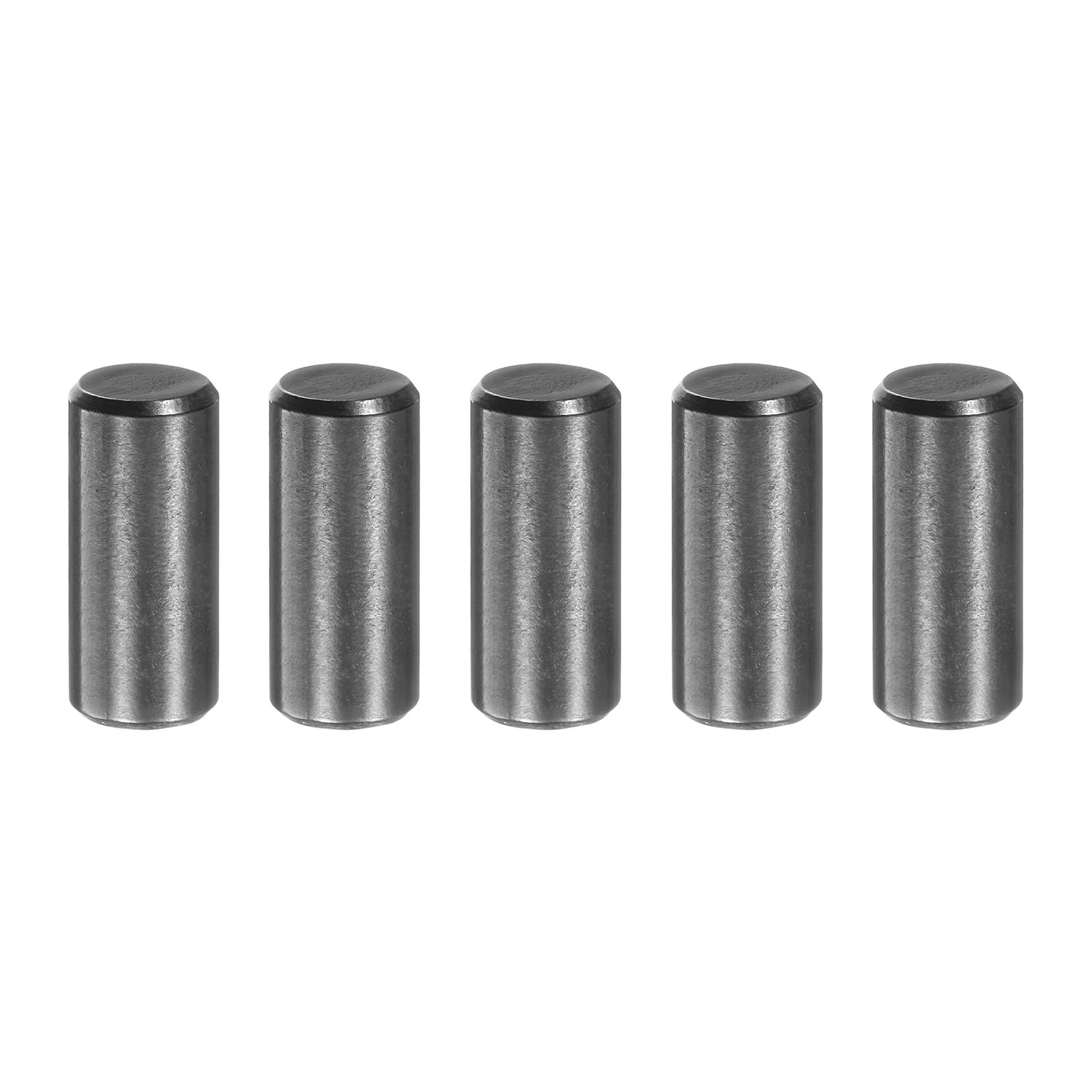 sourcing map 5Pcs 8mm x 18mm Dowel Pins, 304 Stainless Steel Cylindrical Shelf Support Pegs Chamfered End Pin Rod Fasten Elements Metal Shelf Pegs, Black — image 1