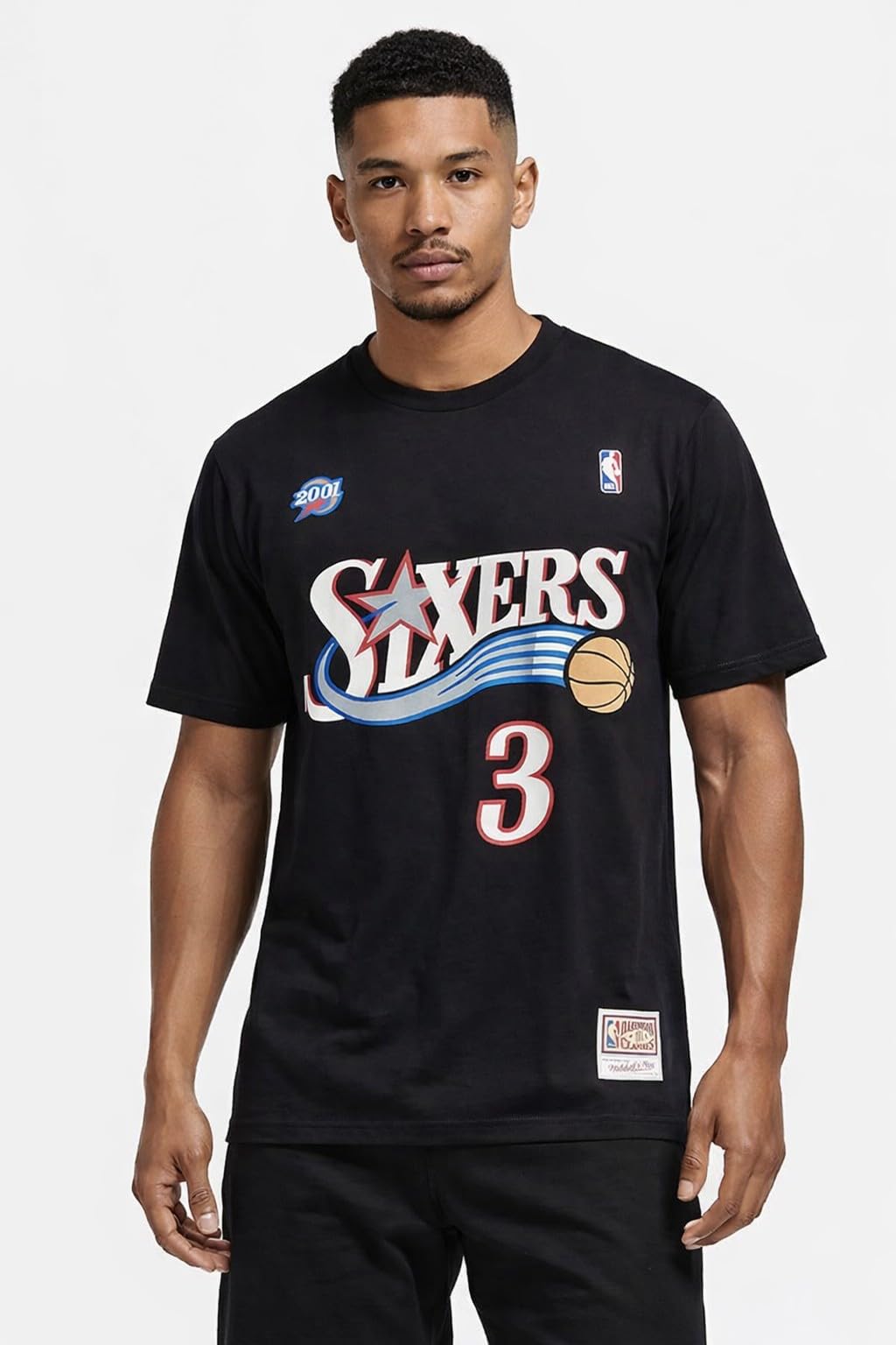 Mitchell & Ness NBA HWC Name & Number Tee
