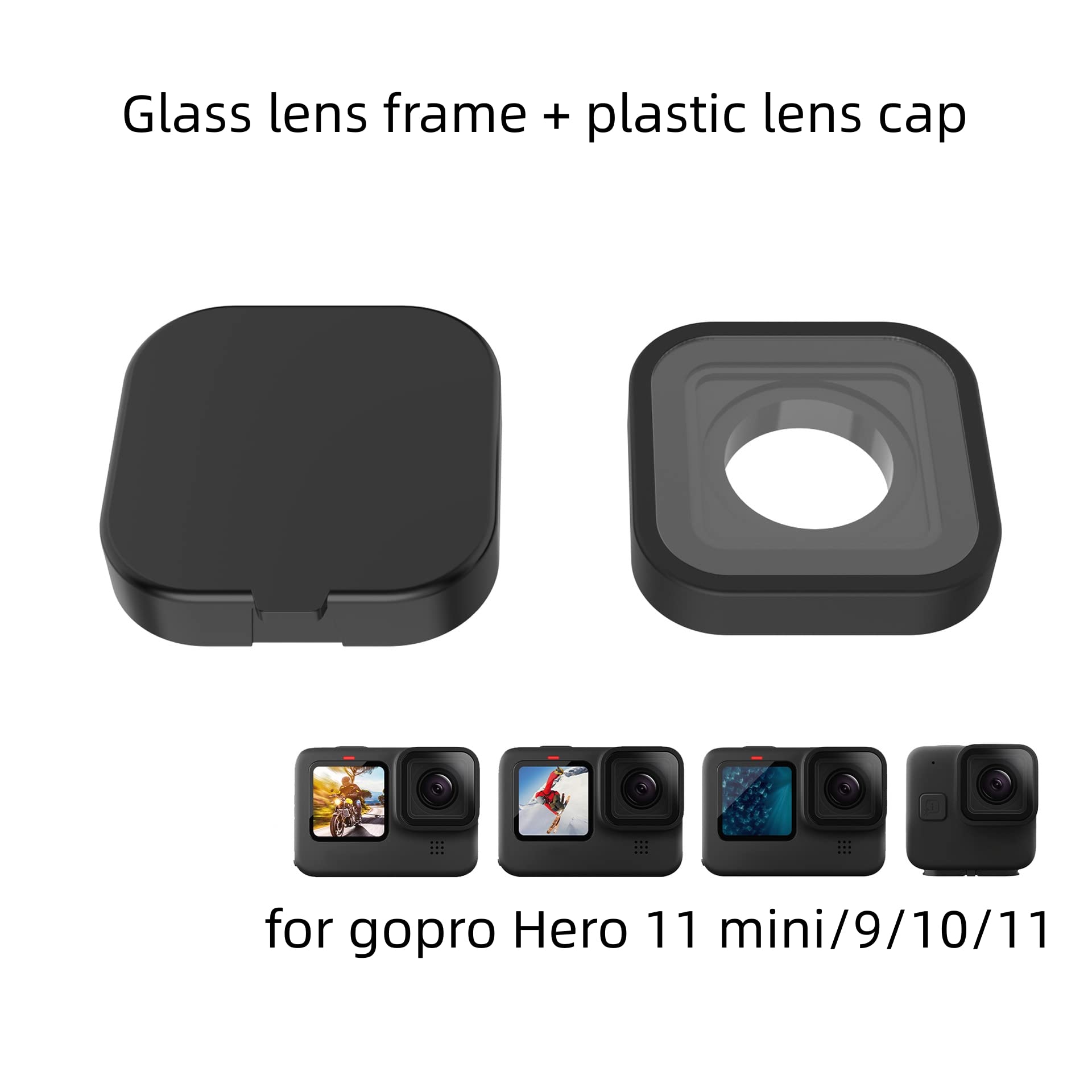 Kit Accessoires GoPro Hero 12/11/10/9 - Coque Silicone, Protecteurs écran Et Objectif - Protection Complète