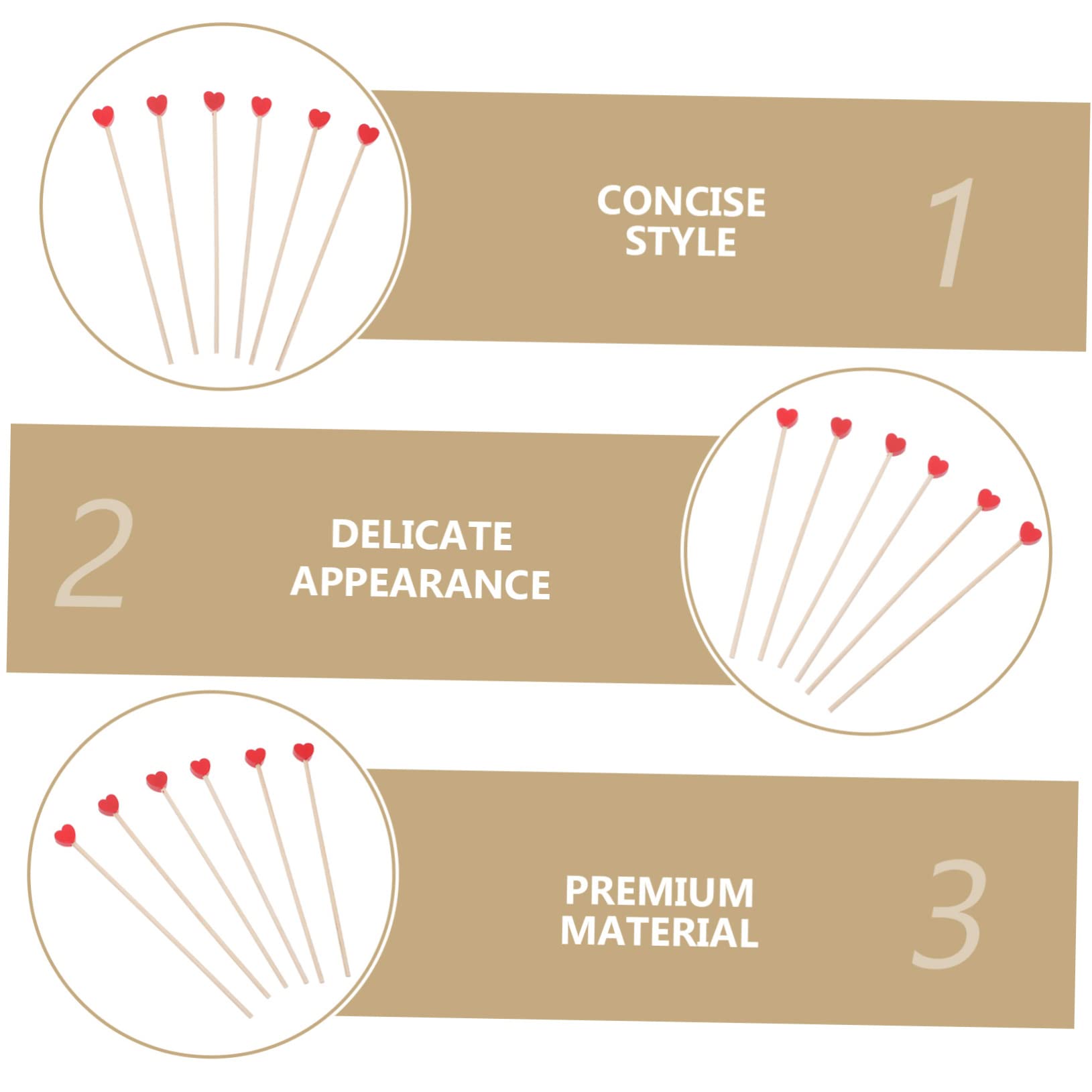 PHENOFICE Mixing Tools 100pcs Wooden Coffee Stir Stick Honey Stirring Sticks Bulk Organic Honey Stir Rods Kitchenware