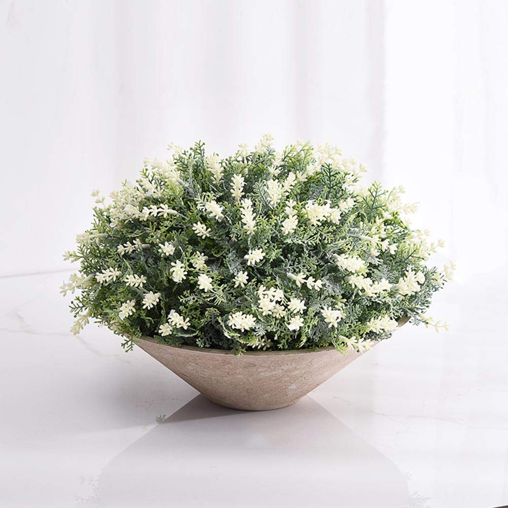 Faux et plantes plantes vertes artificielles pour aménagement de balcon