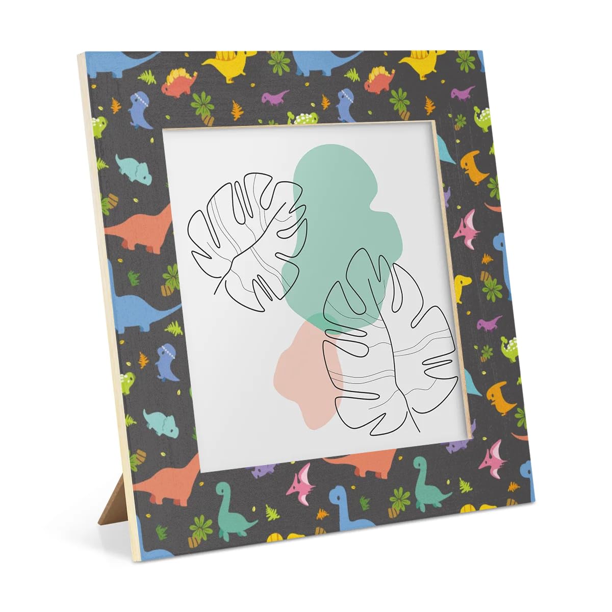 Amazon.com - XMNYGJ Colorful Dinosaur Paint 5x5 Picture Frame