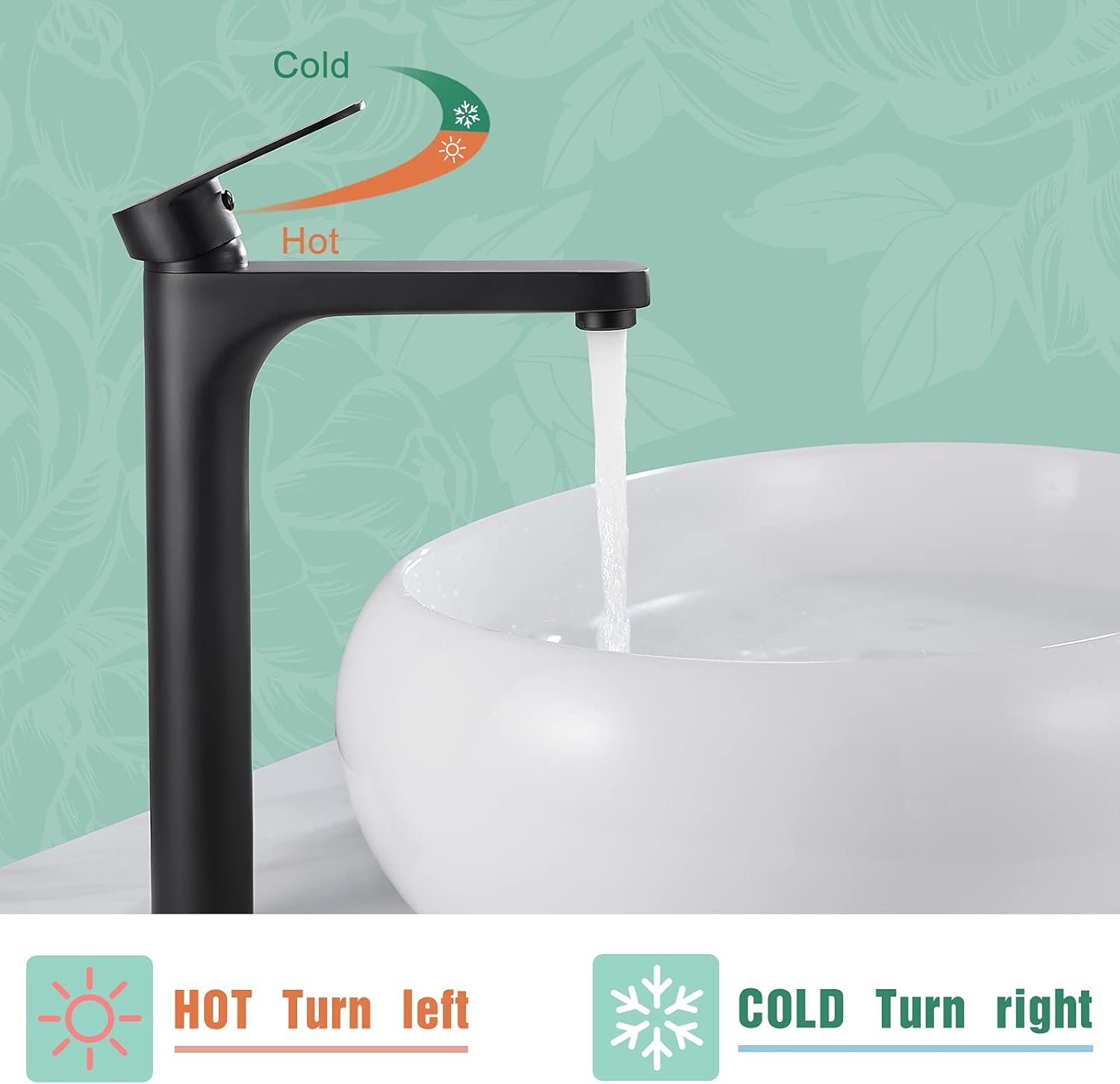 Flash Deals - 50% OFF Matte Black Bathroom Faucet Tall Vessel Sink Faucet Single Handle One Hole Basin Mixer Tap Lavatory Vanity Brass Pop Up Drain Without Overflow Included Deck Mount Modern Black Friday - 70% OFF Matte Black Bathroom Faucet Tall Vessel Sink Faucet Single Handle One Hole Basin Mixer Tap Lavatory Vanity Brass Pop Up Drain Without Overflow Included Deck Mount Modern