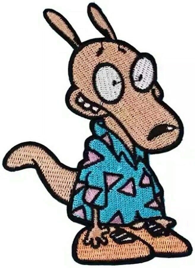Rocko's Modern Life Rocko Character 4 1/2 Tall Iron On Patch