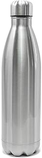 Garrafa térmica de inox parede dupla prata 500ml