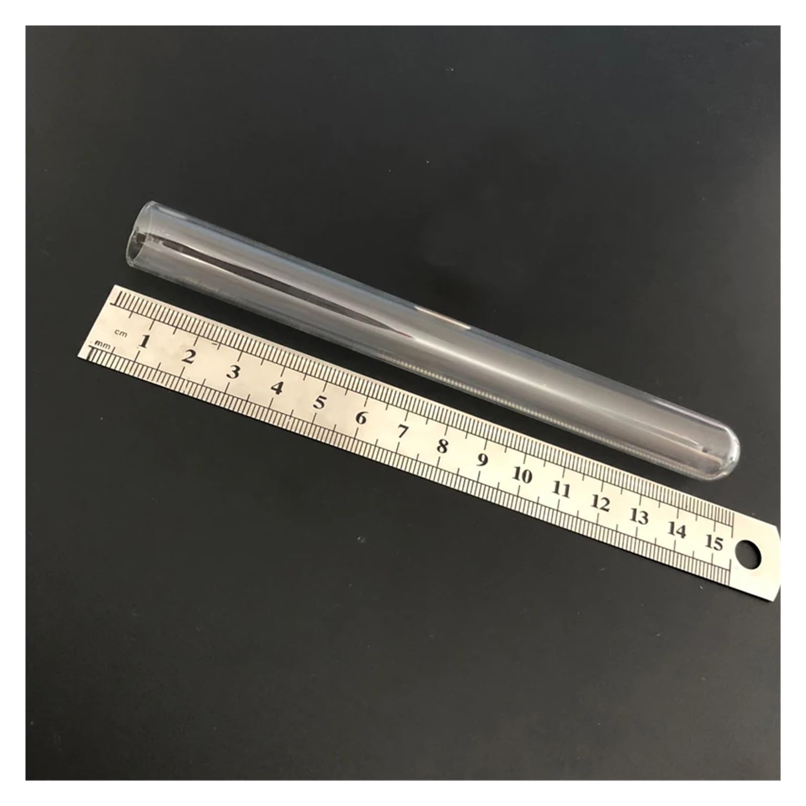 50 unids/lote 15 * 150mm tubo de ensayo de vidrio transparente grueso suministros de laboratorio