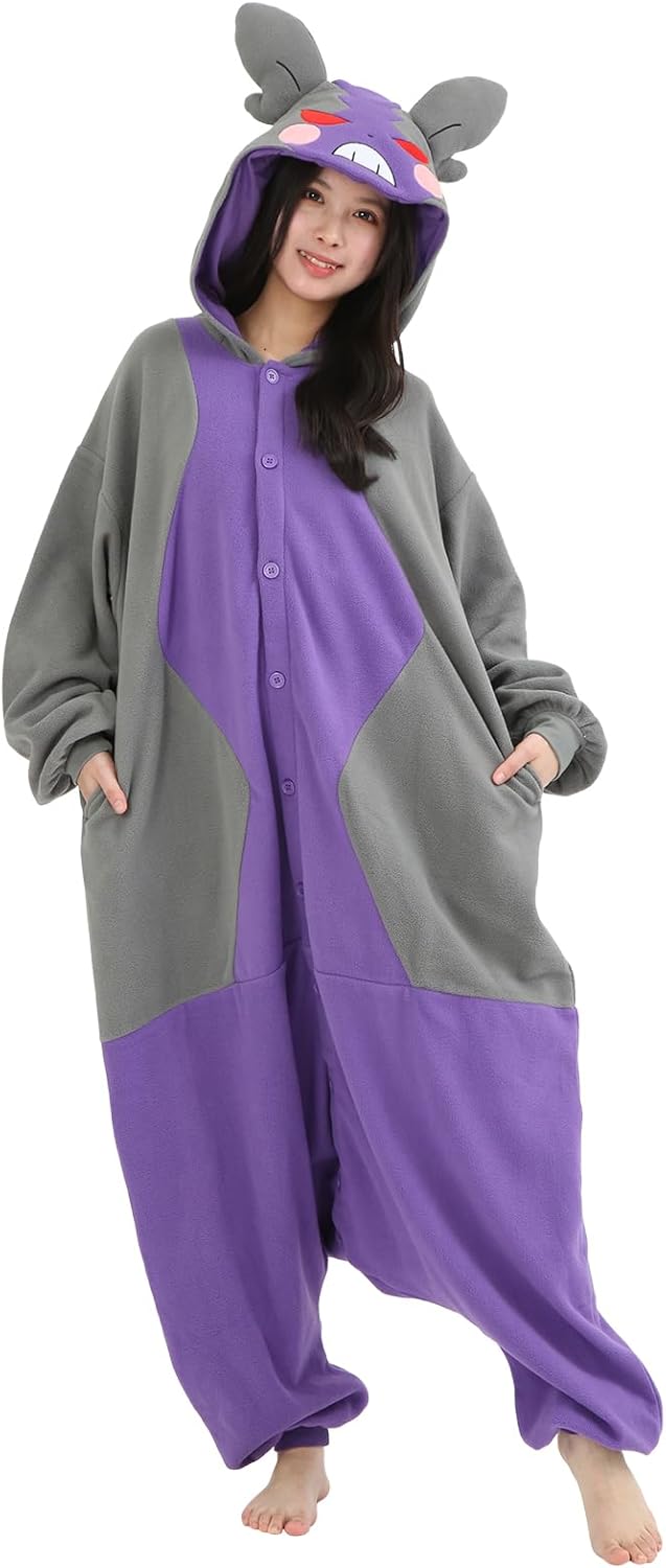 SAZAC Pokemon Morpeko Hungry Kigurumi Onesie - Adult Halloween Cosplay Costume - Soft & Cozy Loungewear Jumpsuit