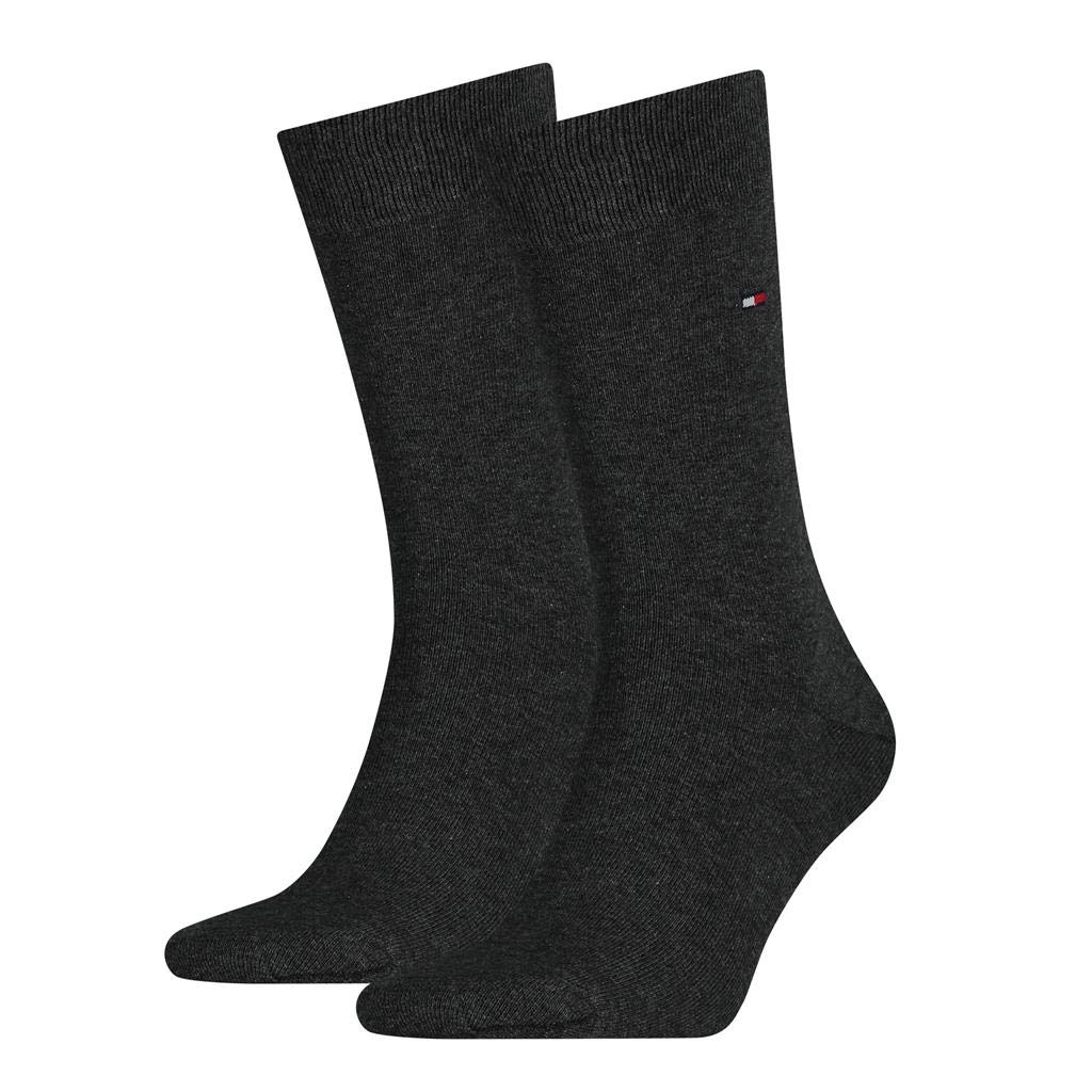 Tommy Hilfiger Mens Classic CLSSC SOCK, Anthracit, 6-8 UK