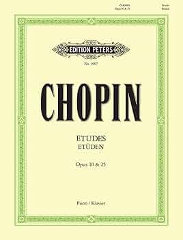 Chopin and His Europe 2025ノートブック&ブックマーク Chopin Etudes (27) Op10 & Op 25 (Scholtz) Piano Peters n