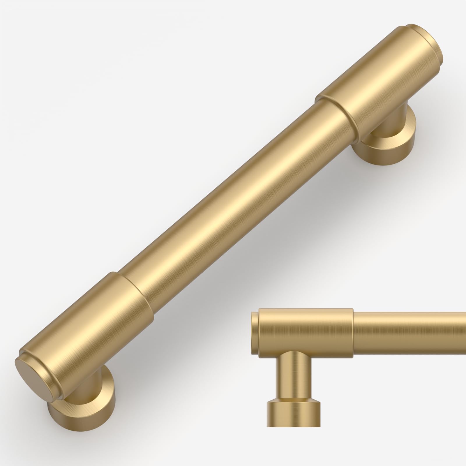 Maniglie Per Mobili Oro - Set 10 Pezzi Per Cucina Con Viti Da 25mm E 45mm - Foto 5