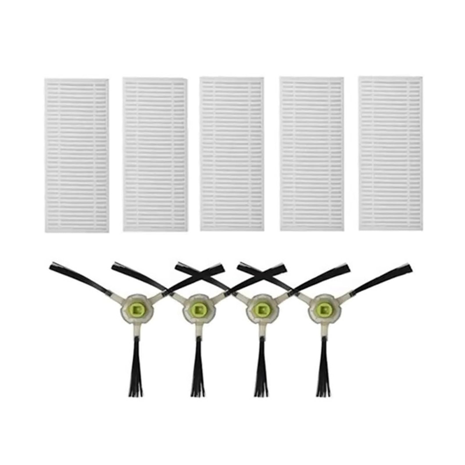 Vacuum Cleaner Side Brush Hepa Filter Parts Compatible For Lefant F1 Cleaning Side Brush Filter Replacement Accessory(Package 1)