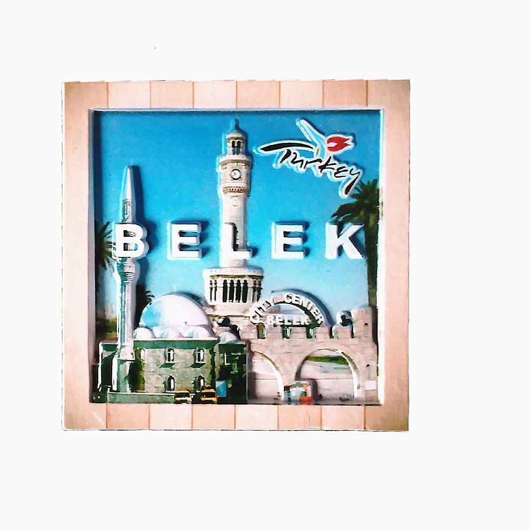 Muyu Magnet Belek Turkey 3D Fridge Magnet Travel Souvenir Gift Home Kitchen Decoration Magnetic Sticker Turkey Refrigerator Magnet Collection