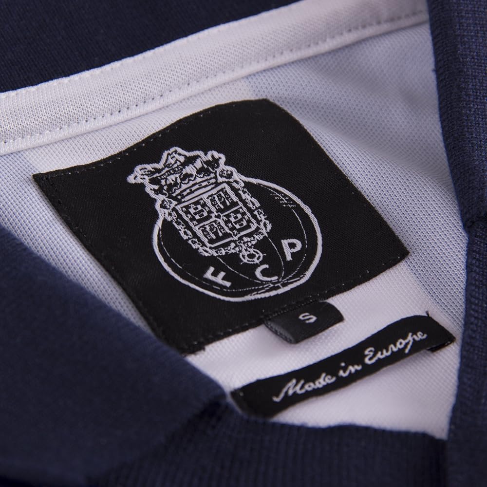 COPA - Maglia retrò - Calcio - Uomo - FC Porto 2002 - Bianco/Blu - 100% Poliestere